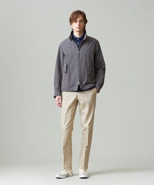 J.PRESS MEN 【KING SIZE】ピースダイ トリコチンストレッチパンツ ベージュ系