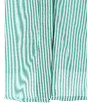 AMERICAN HOLIC カルゼギャザーシャツチュニック Stripe Green