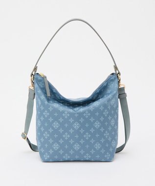 russet スタンダードミニショルダーバッグ <ナイロンジャガード>(CE-1627) DustyBlue