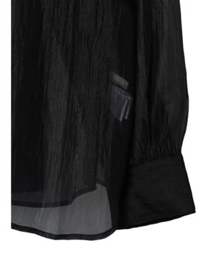 Green Parks ・ＥＬＥＮＣＡＲＥ　ＤＵＥ　シアーバックリボンチュニック Black