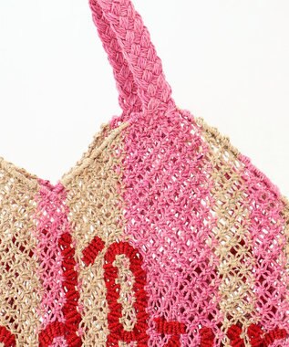 GRACE CONTINENTAL the Jacksons ジュートバッグL ピンク