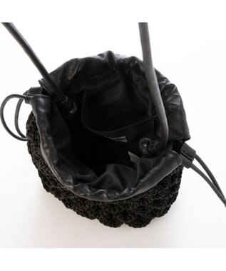 UNBILLION カシュカシュ cachecache / クロッシェミニ巾着バッグ ブラック