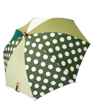  レディース向け プラスリング 晴雨兼用（長ショート） GRN/WHT T1292  sunshield