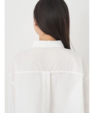 earth music&ecology ドロストヘムショートシャツ Off White