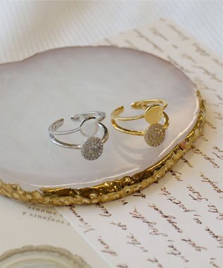 Tiaclasse ダブルサークルリング ゴールド