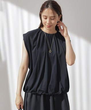 組曲 L 【先行予約・WEB限定】サマージャージーバルーンシルエット カットソー ネイビー系