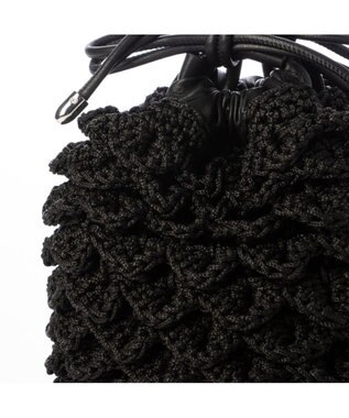 UNBILLION カシュカシュ cachecache / クロッシェミニ巾着バッグ ブラック