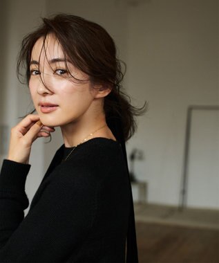 TOQUE 〈高垣麗子さんコラボ〉【ユニセックス】ベビーアルパカラグランニット 漆黒