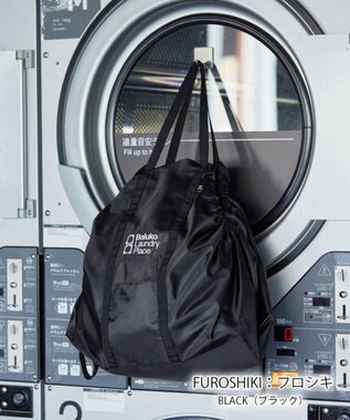 ROOTOTE 9657【BLT×RT コラボ商品】RT. Baluko Laundry Place.ランドリーバッグ. フロシキ 01：ブラック