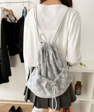 WEGO ドローコードポケットナップサック 柄2