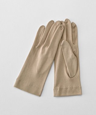 ORuKuBET 【WEB限定・数量限定】抗菌・抗ウイルス　UVケア グローブ ＋ オリジナル巾着セット(WOMEN) グレージュ