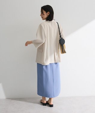 Green Parks シングル半袖ジャケット Natural