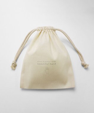 ORuKuBET 【WEB限定・数量限定】抗菌・抗ウイルス　UVケア グローブ ＋ オリジナル巾着セット(WOMEN) グレージュ