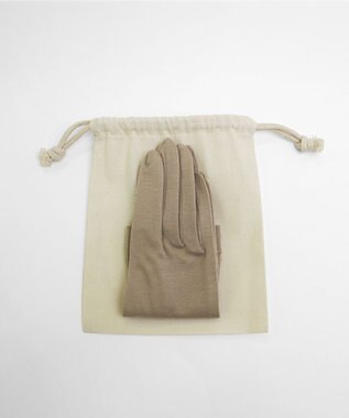 ORuKuBET 【WEB限定・数量限定】抗菌・抗ウイルス　UVケア グローブ ＋ オリジナル巾着セット(WOMEN) グレージュ
