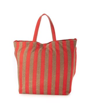 UNBILLION VERYコラボ カシュカシュ cachecache / リングカラビナ付パイルトート レッド