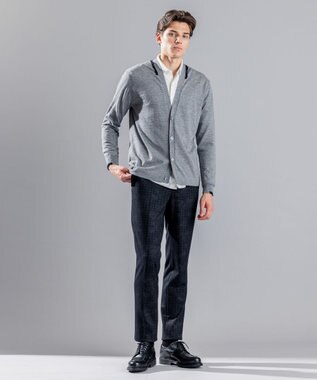 JOSEPH HOMME エッセンシャルメリノ　Vネックカーディガン ライトグレー系