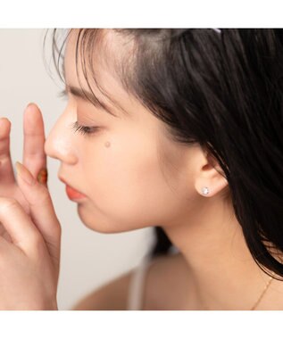 blancotokyo 【金属アレルギー対応】ジルコニアピアス MOONLIGHT ゴールド