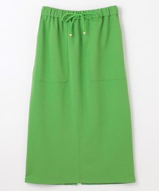 ANY カットジョーゼットベイカースカート グリーン