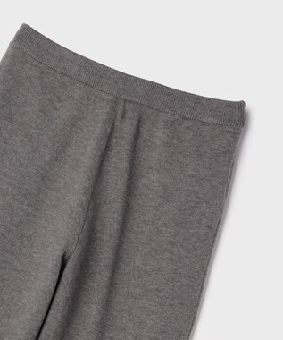 GRACE CONTINENTAL スウェットライクニットパンツ グレー