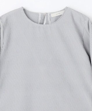 ANY 【洗濯機可】サッカーストライププルオーバー ネイビーストライプ