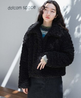 WEGO ボアファーブルゾン ブラック