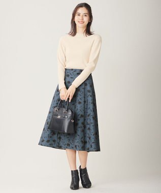 ANY SIS 【洗える】ハイネックインナー ニット アイボリー