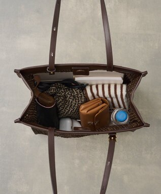 IACUCCI 【予約】ジュリエッタ RETE PAGLIA/RUGA ダークブラウン