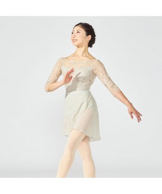 Chacott 【Nela ライン】巻きスカート エバーグリーン