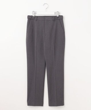 J.PRESS LADIES S 【洗える】2way thermoサキソニー テーパード パンツ グレー系