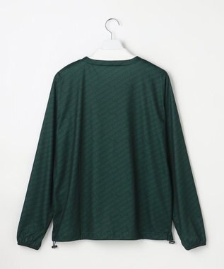 23区GOLF 【MEN】エアリージャージストレッチプルオーバー フェイクレイヤード ダークグリーン系5