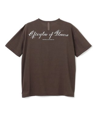 BEIGE， 【洗える】CAMPANULA / メッセージプリントTシャツ Brown