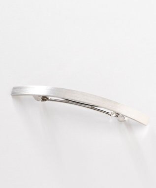 uncrave ロング メタルバレッタ シルバー