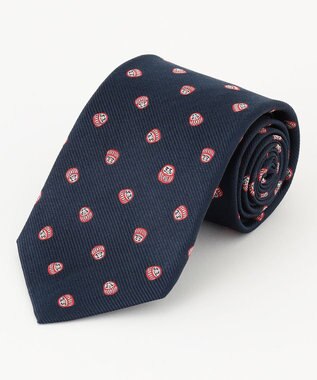 J.PRESS MEN 【J.PRESS JOKE TIE COLLECTION】七転び八起き ネイビー系7