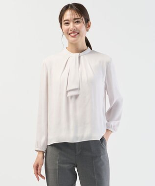  バックサテンジョーゼット カットソー