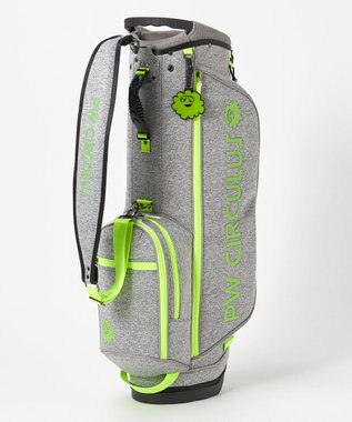 PW CIRCULUS 【25秋冬 新色追加！】【UNISEX】デタッチャブル キャディバッグ　取っ手付ポーチ・シューズケース付  ゴルフ グレー系