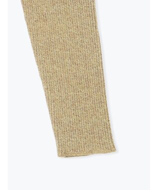 Te chichi ヘンリーネックマーブルニット イエロー