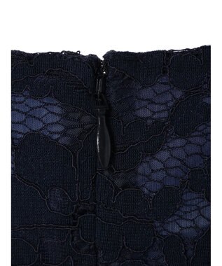 Green Parks ｅｆ－ｄｅ　レースクルーネックブラウス Dark Navy