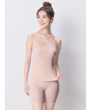 Wing インナー 【綿の贅沢オーガニック　フラットタイプ】 オーガニックコットン混素材 ひびきにくくさらっと薄くて軽い ３分丈 ER1348 ウイング／ワコール ラズベリー