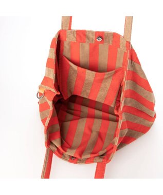 UNBILLION VERYコラボ カシュカシュ cachecache / リングカラビナ付パイルトート レッド