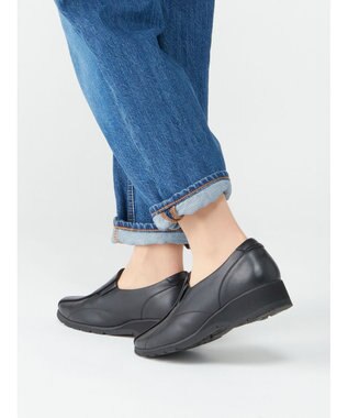 ASICS WALKING ペダラ WC003A 4E ヒール高3.5cm ブラック系