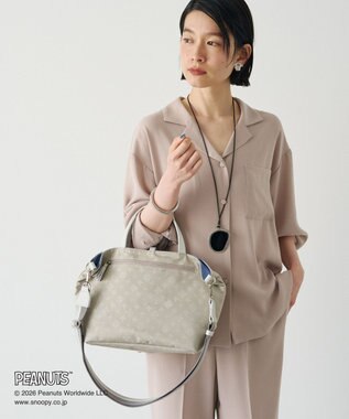 russet 《PEANUTS×russet》リバーシブルトートバッグ(CE-1744) L.Blue