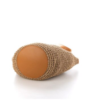 UNBILLION カシュカシュ cachecache / 丸底バケットクロッシュ2wayトート カゴバッグ キャメル