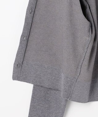 Feroux リボンディテール カーディガン グレー系