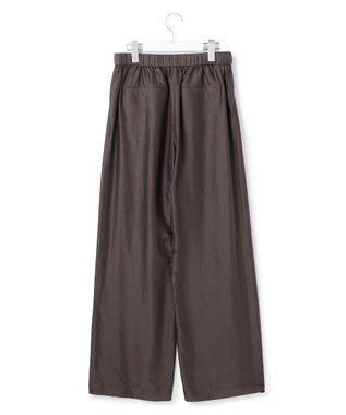 23区 【先行予約】クールタッチタフタ ワイドパンツ ダークブラウン系