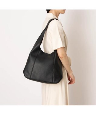 UNBILLION カシュカシュ cachecache / セミ合皮ホーボーバッグＬ