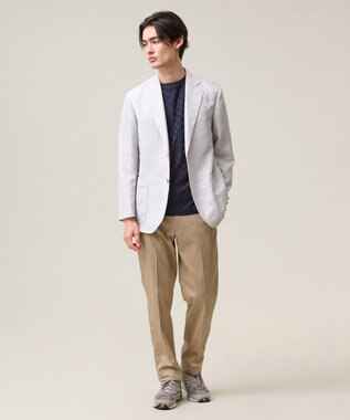 J.PRESS MEN 暑い中でも共にしたくなる理由がある【WEB限定】【吸水速乾 / 洗える / 超軽量 / ストレッチ】ブリーザブルレノクロス ジャケット ベージュ系