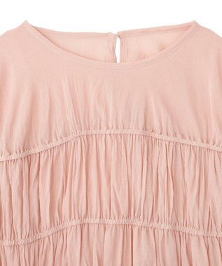 CRAFT STANDARD BOUTIQUE ヴィンテージボイルギャザーブラウス Light Pink