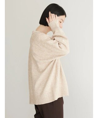 AMERICAN HOLIC ＭＩＸＶネックニットカーディガン Beige