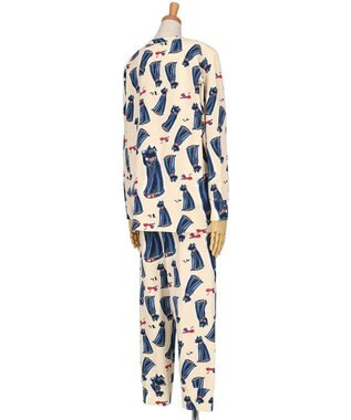 tsumori chisato SLEEP ツモリチサト パジャマ 長袖 長ズボン ミニ裏毛素材 レディース UDX571 /ワコール ベージュ
