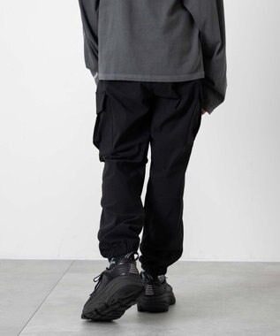 WEGO 【KIDS/ユニセックス着用ITEM】ストレッチトカーゴジョガーパンツ（JUNIOR） ブラック